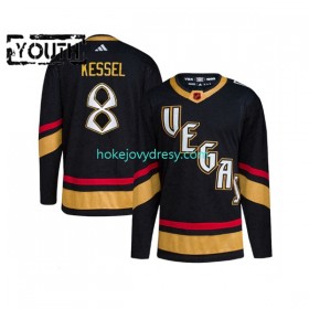 Dětské Hokejový Dres Vegas Golden Knights Phil Kessel 8 Adidas 2022-2023 Reverse Retro Černá Authentic